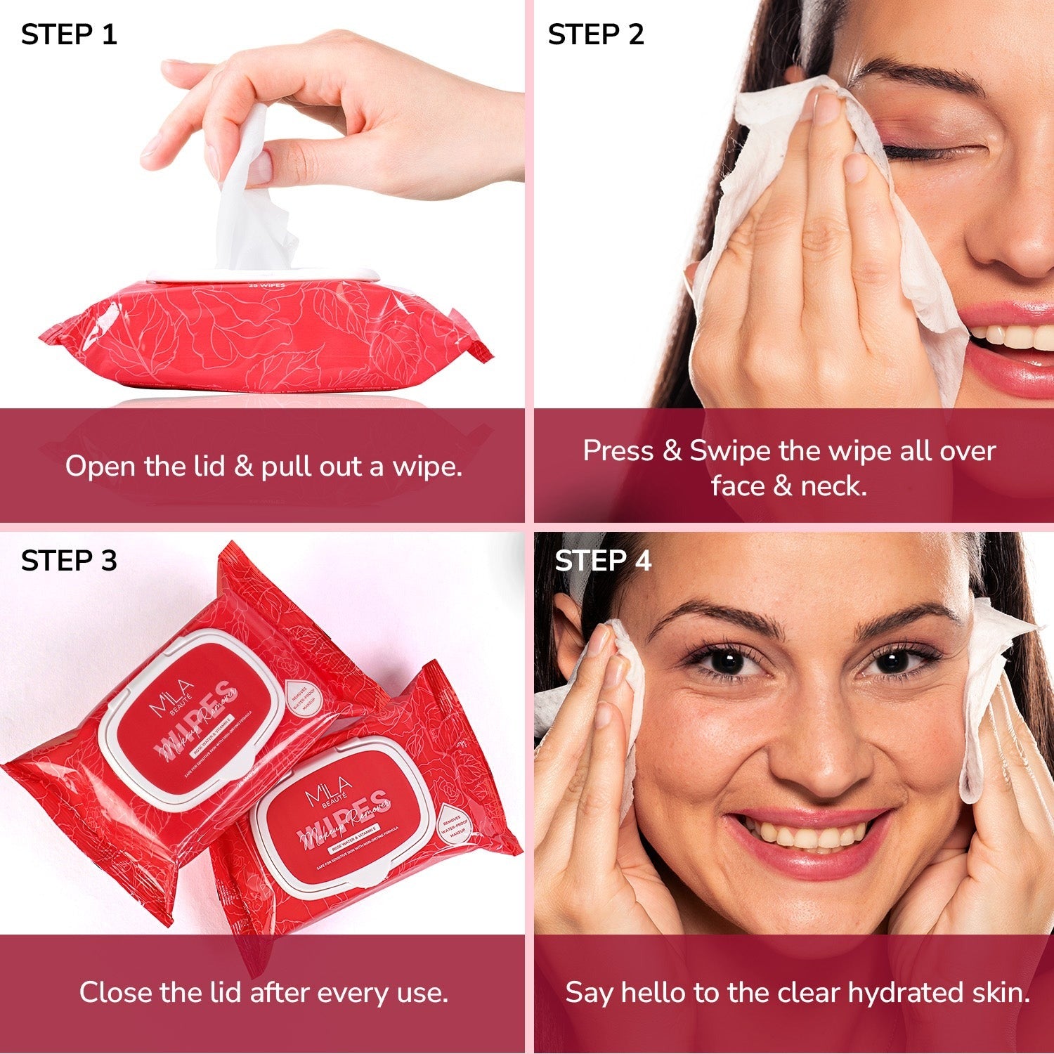Mila Beaute Makeup Remover Wipes