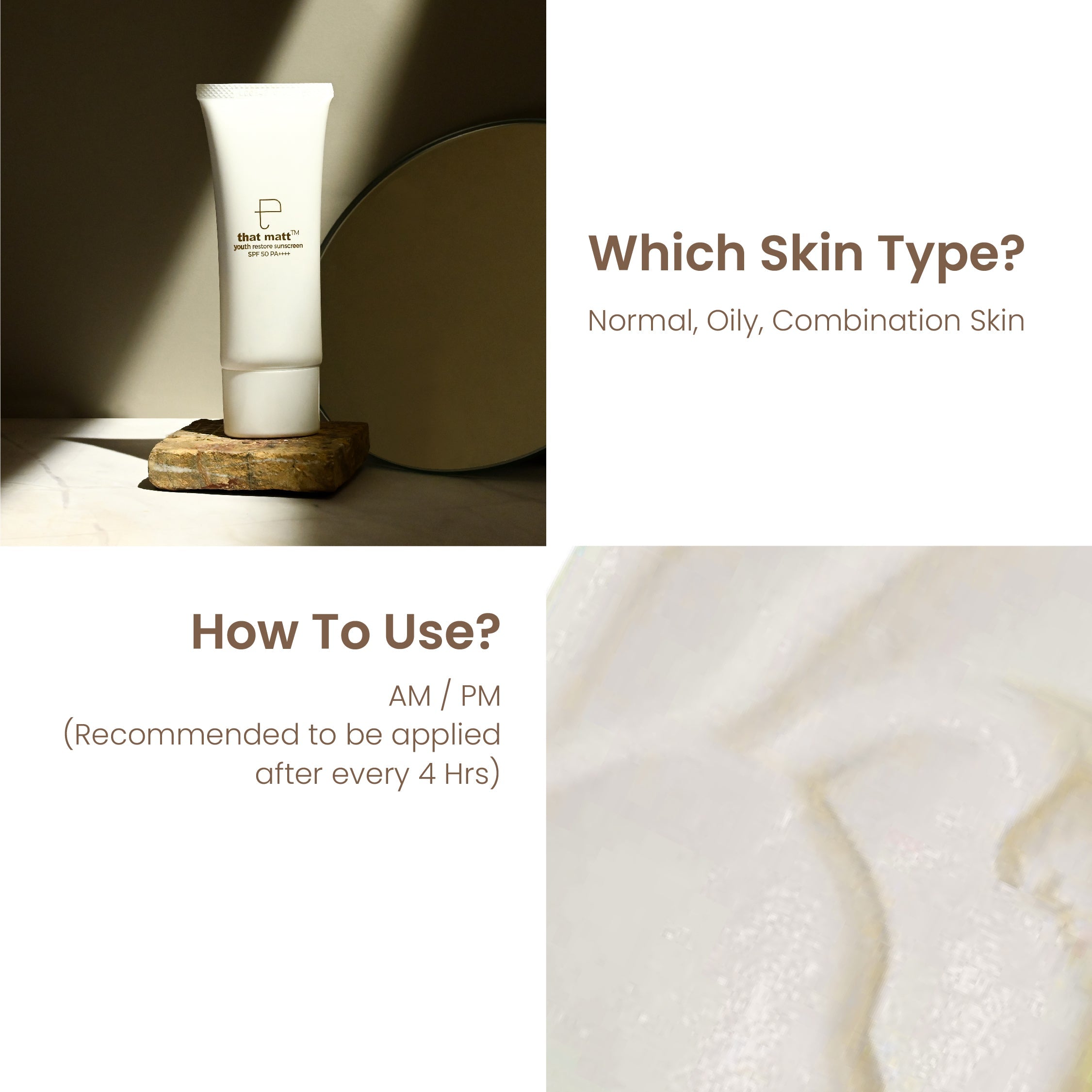 Personal Touch Thatmatt Hybrid Sunscreen SPF 50++++ 50g