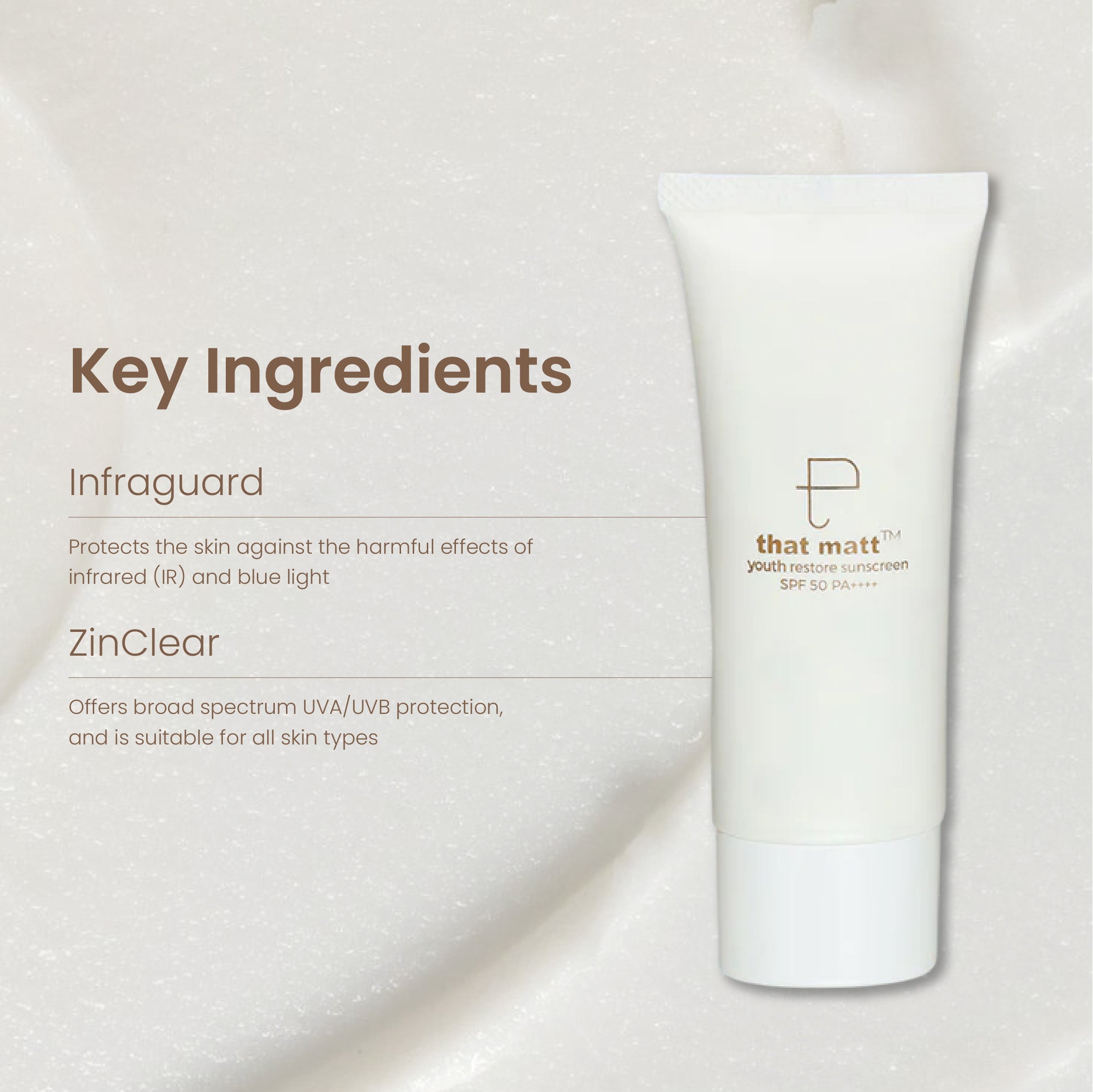 Personal Touch Thatmatt Hybrid Sunscreen SPF 50++++ 50g