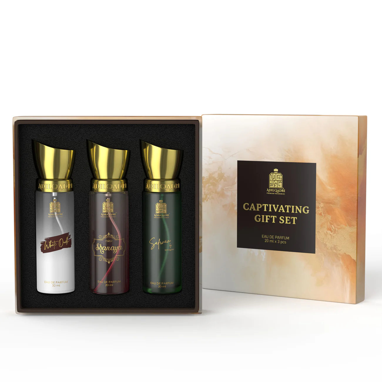 AdilQadri Captivating Trio 3 Pcs Set Of Premium Perfume Spray - Pack of 1