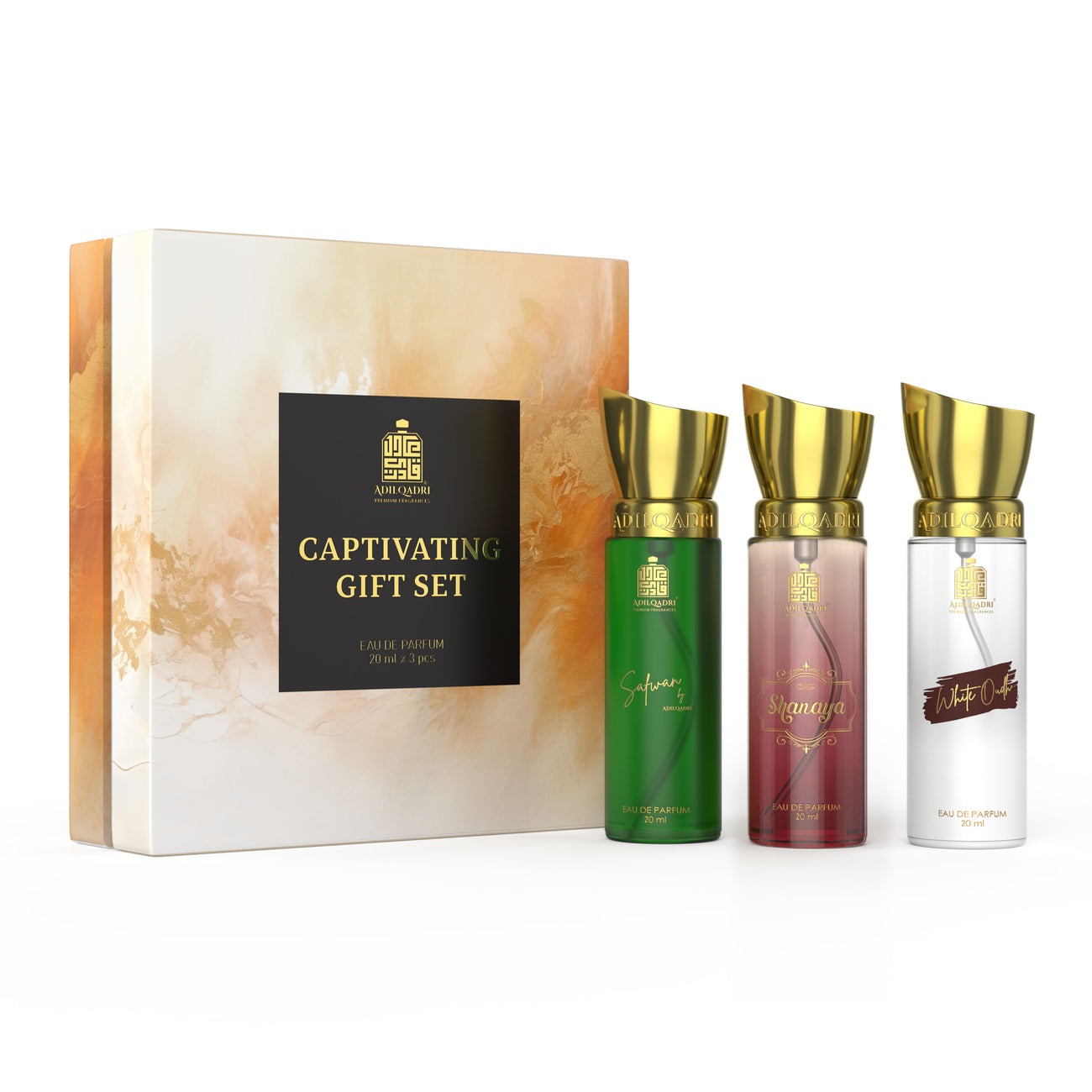 AdilQadri Captivating Trio 3 Pcs Set Of Premium Perfume Spray - Pack of 1