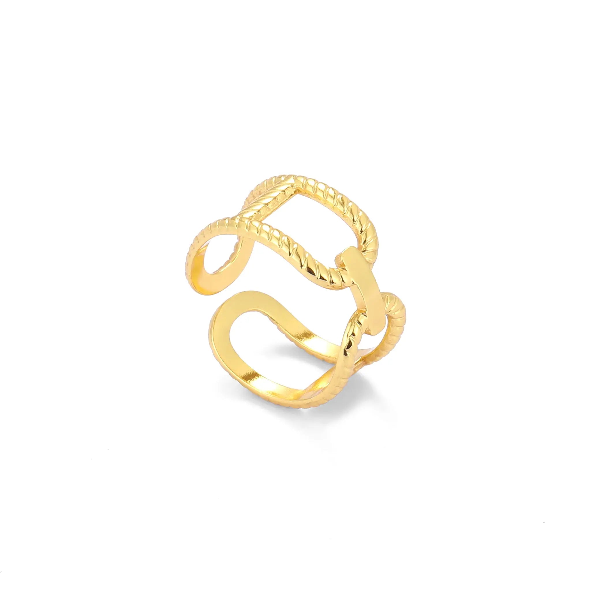 Salty Twist & Glow Wrap Ring