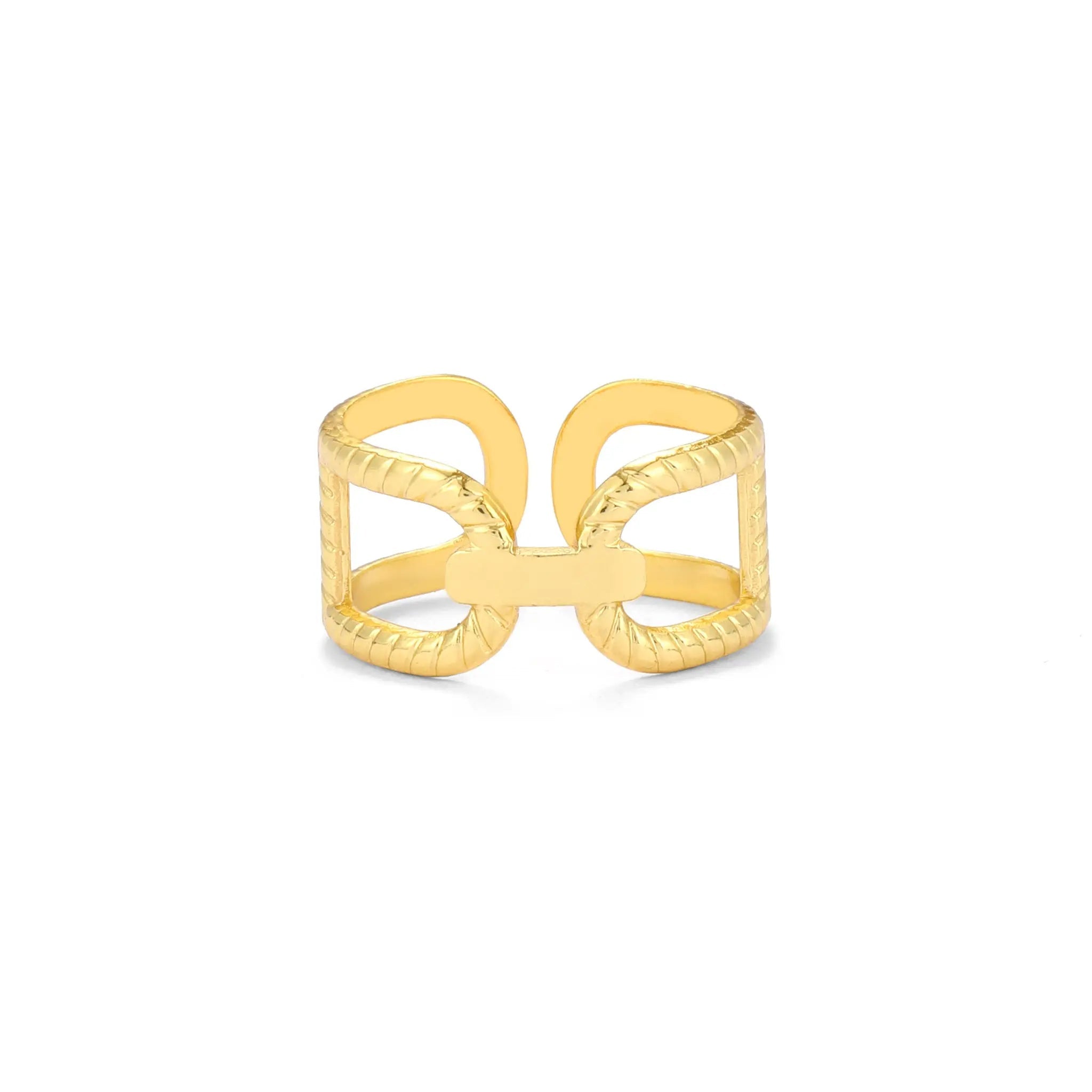 Salty Twist & Glow Wrap Ring