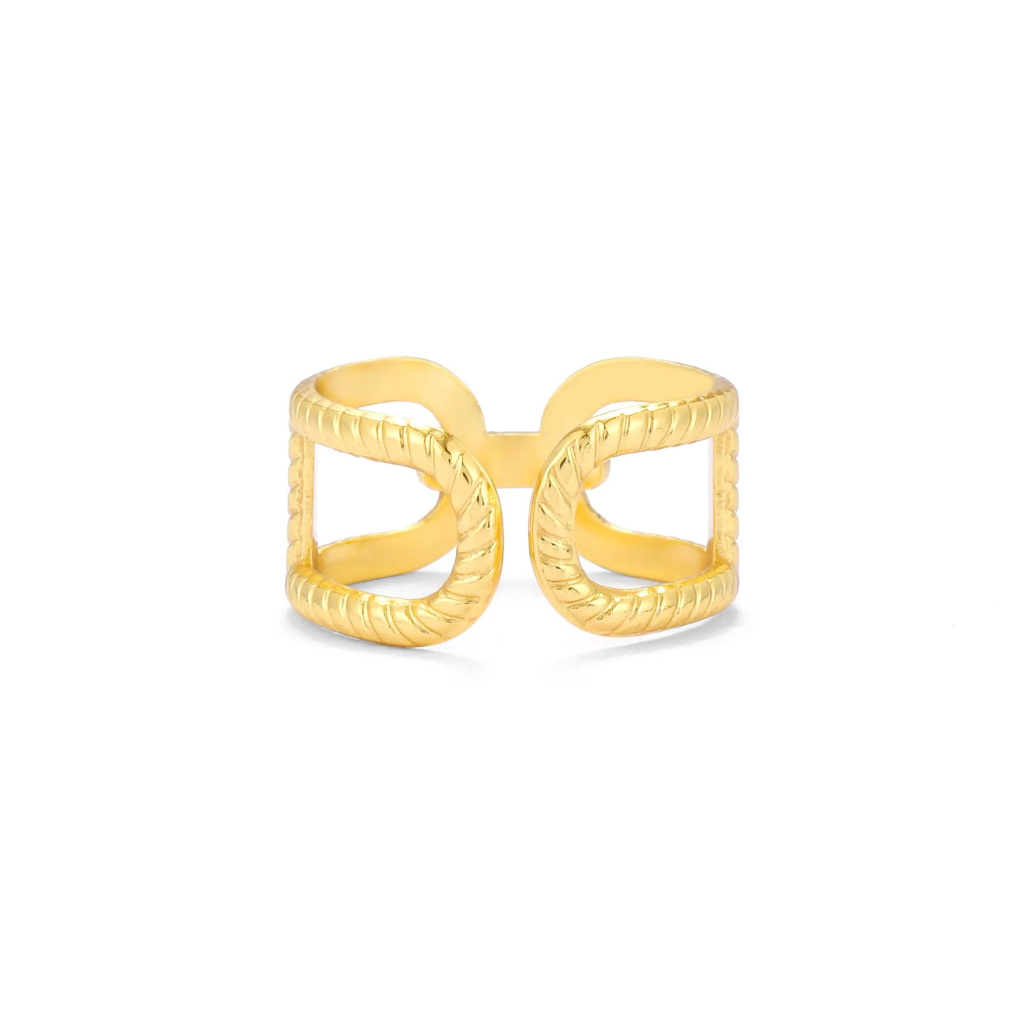 Salty Twist & Glow Wrap Ring