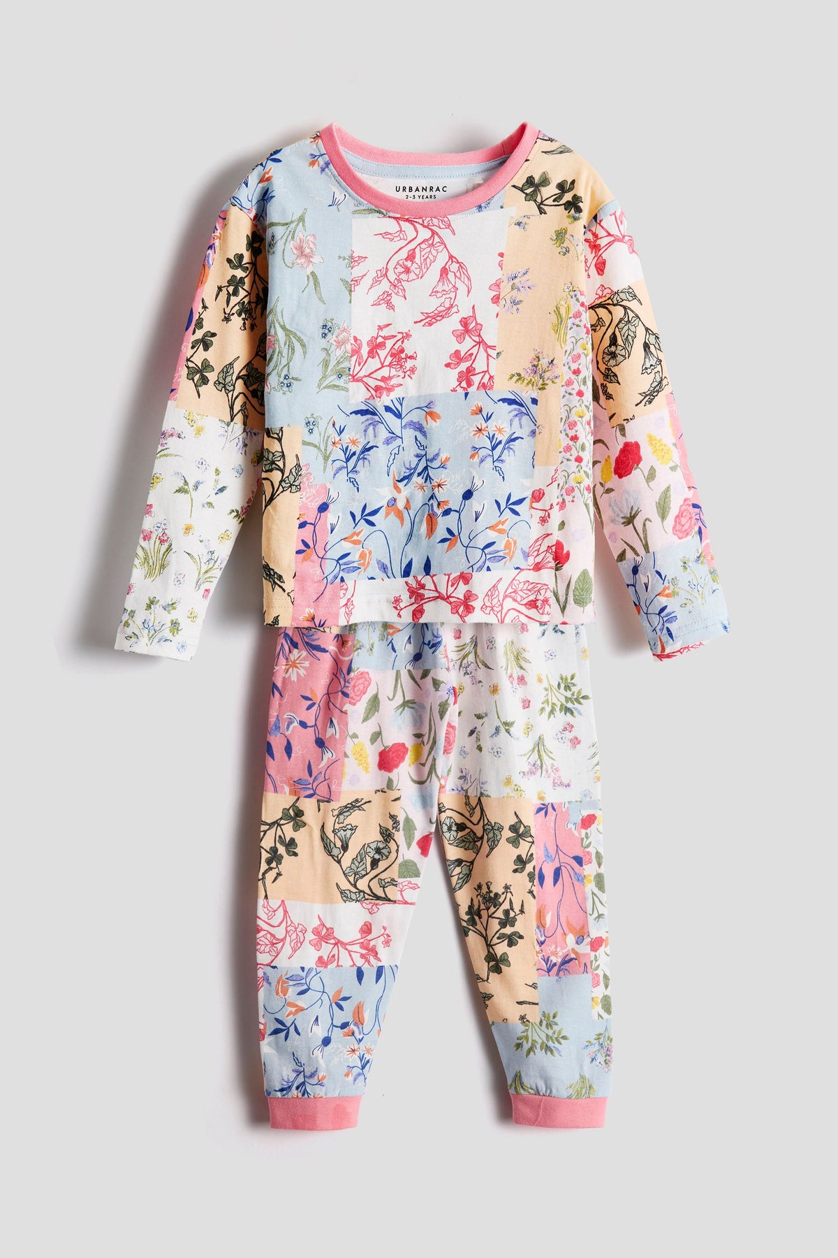 Urbanrac Floral Patch Print Cotton Sleepwear/Pyjamas