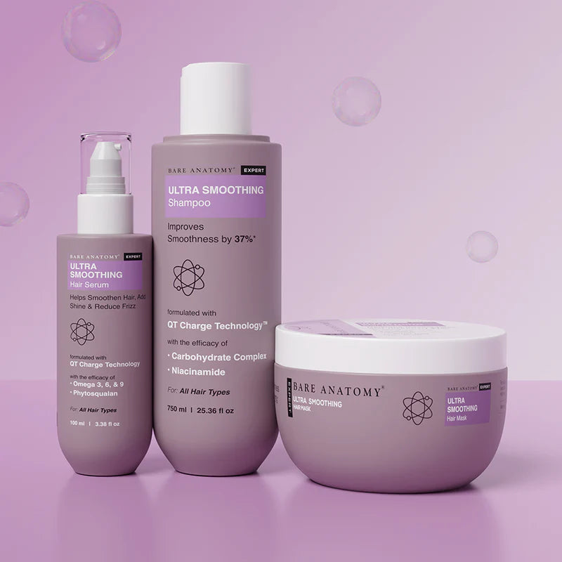 Bare Anatomy Ultra Smoothing Kit - Mask, Shampoo & Serum