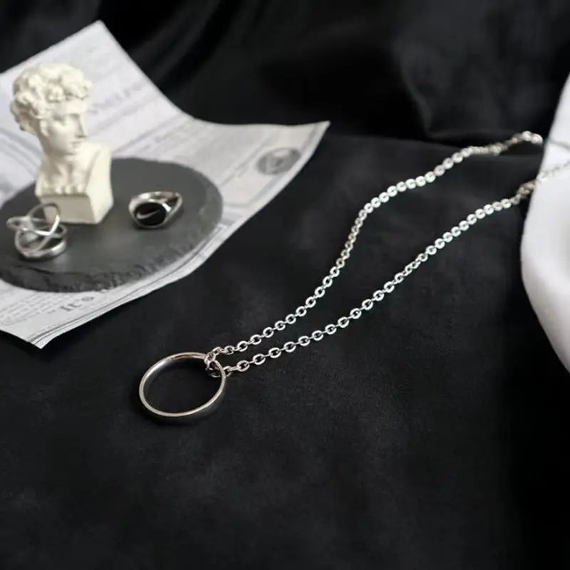 Salty Unity Loop Silver Chain