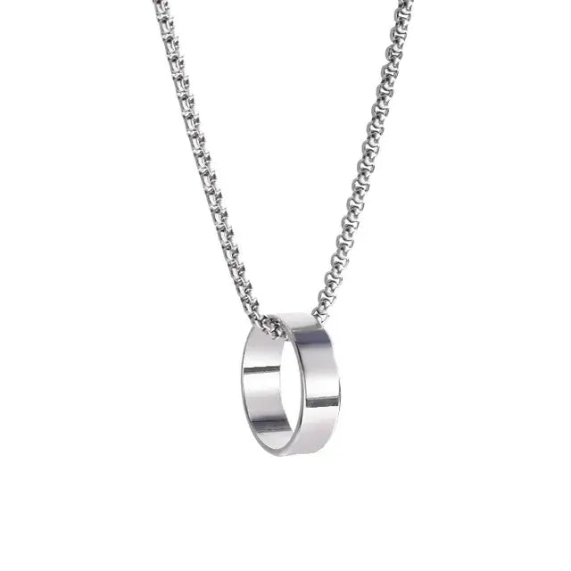 Salty Unity Loop Silver Chain