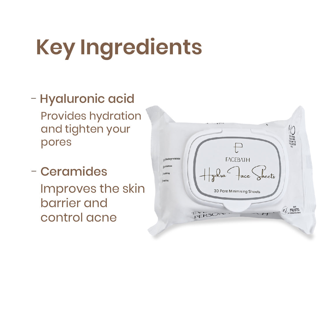 Personal Touch Hydra Facial Skin Care Wipes (30 Sheets) - Pack of 2