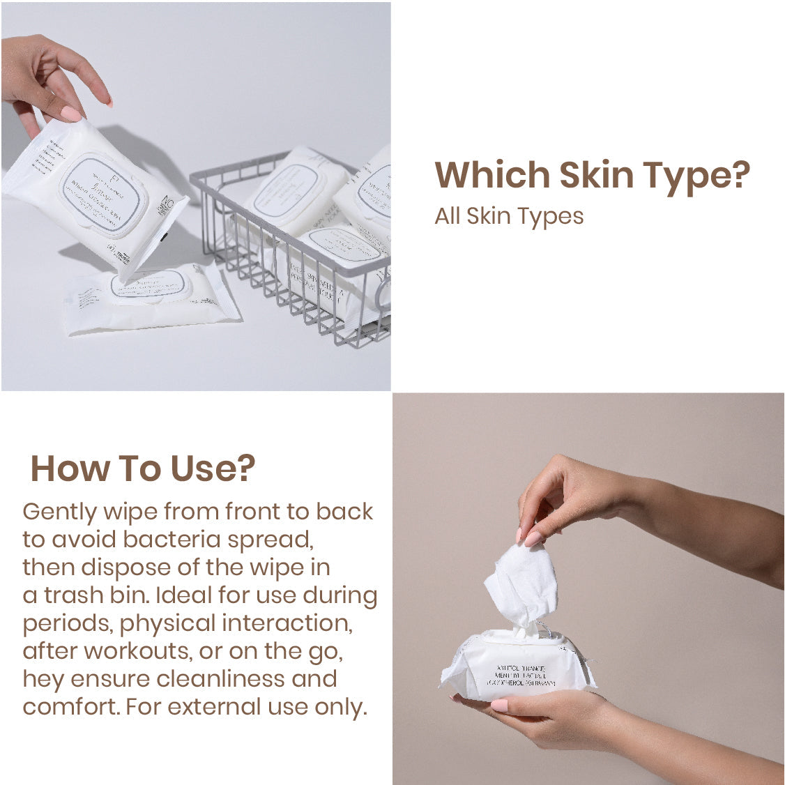 Personal Touch Intisafe Intimate Hygiene Wipes (10 Sheets) - Pack of 1