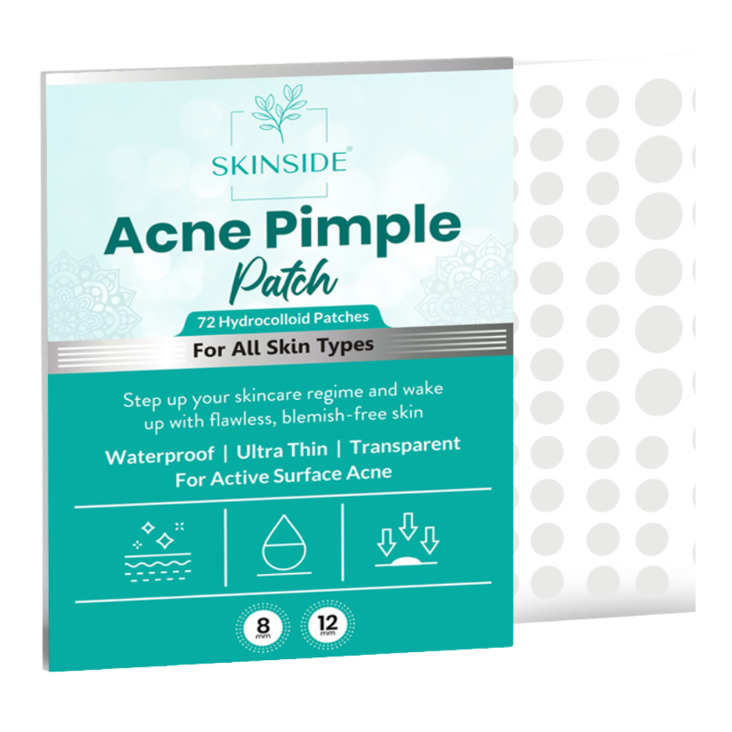 Skinside Acne Pimple Patches (72 Patches)