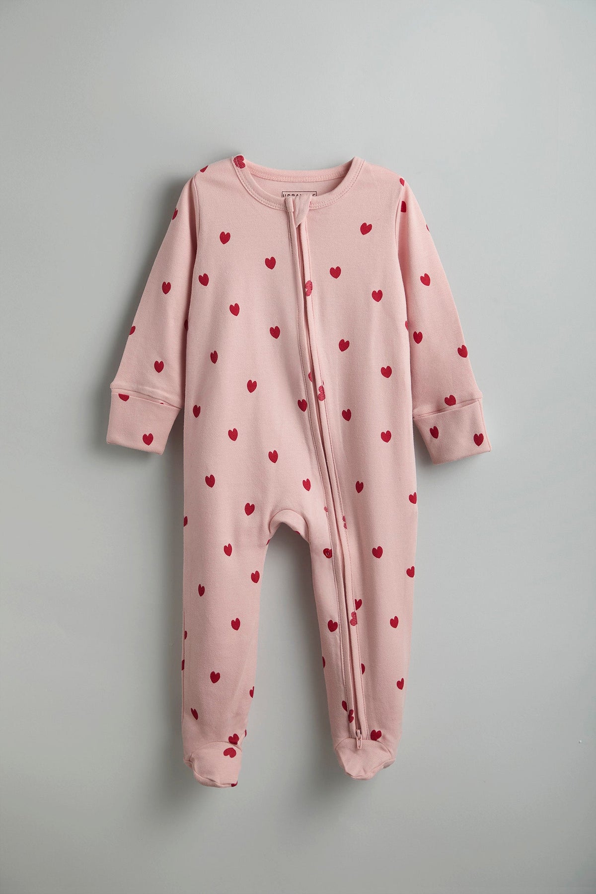 Urbanrac GOTS Certified Organic Cotton Sleepwear for Babies - Hearts
