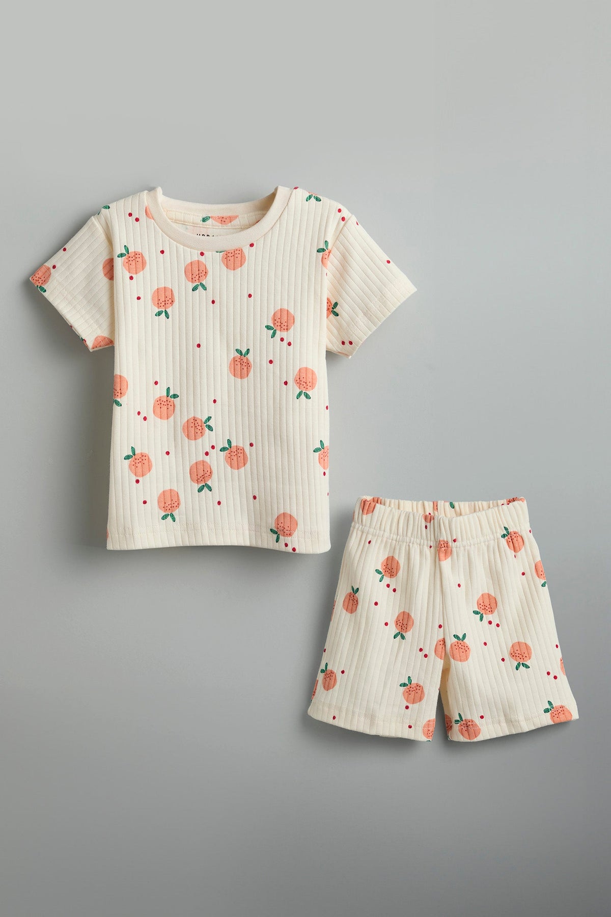 Urbanrac 100% Cotton Co-Ord Set for Toddlers - Fruit Print