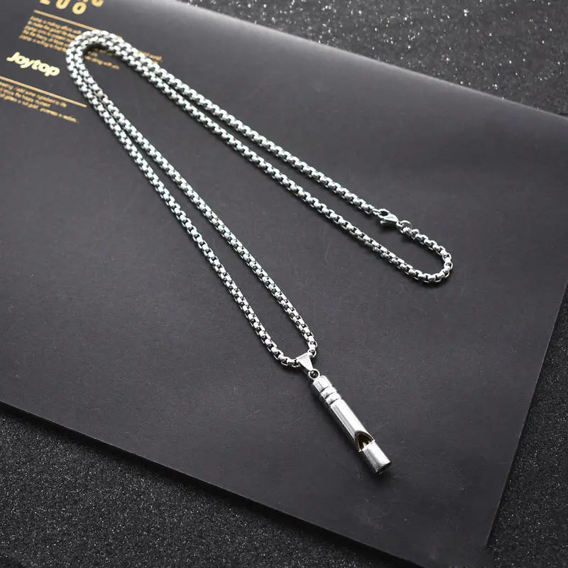Salty Viking horn Silver Chain