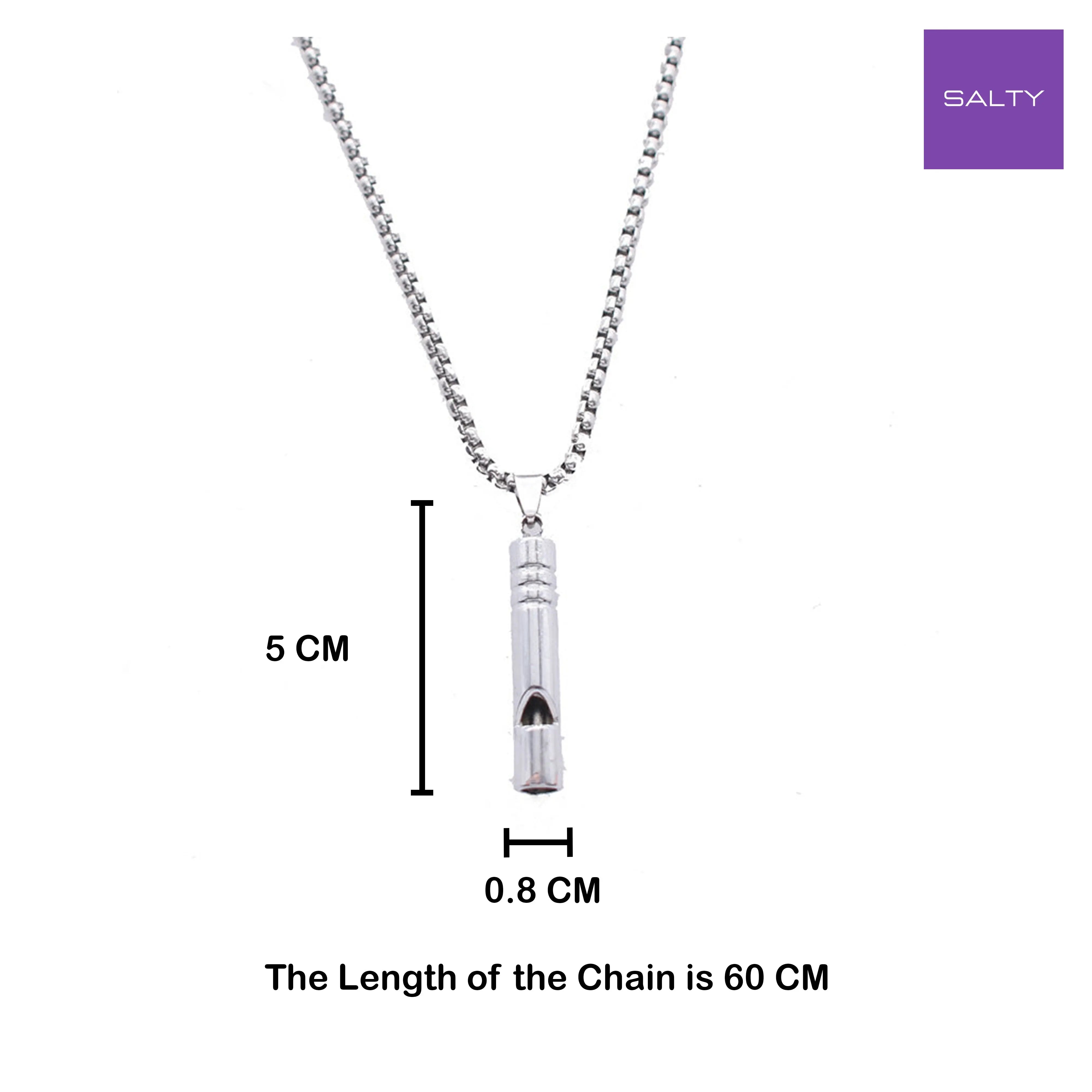 Salty Viking horn Silver Chain