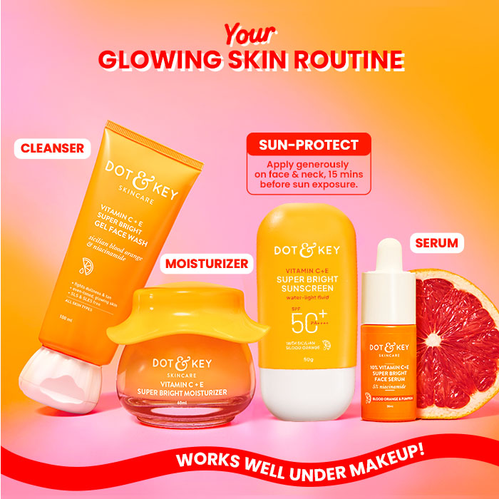 Dot & Key Vitamin C + E Sunscreen, IN-VIVO Tested SPF 50+ PA++++ - 80g