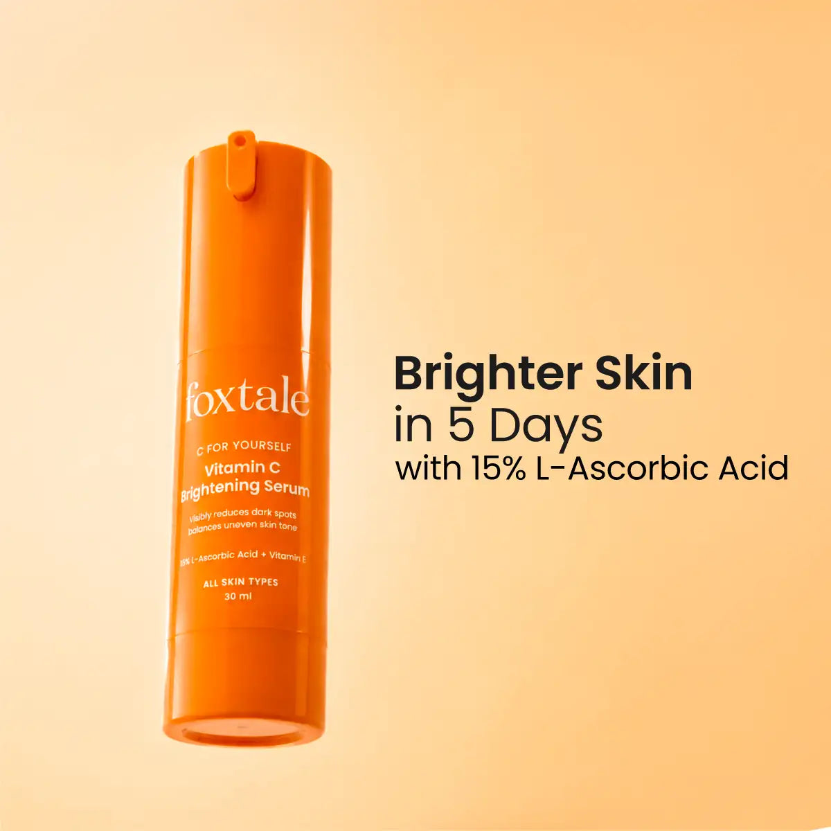 Foxtale Vitamin C Serum + Super Glow Face Wash - 100ml (Combo)