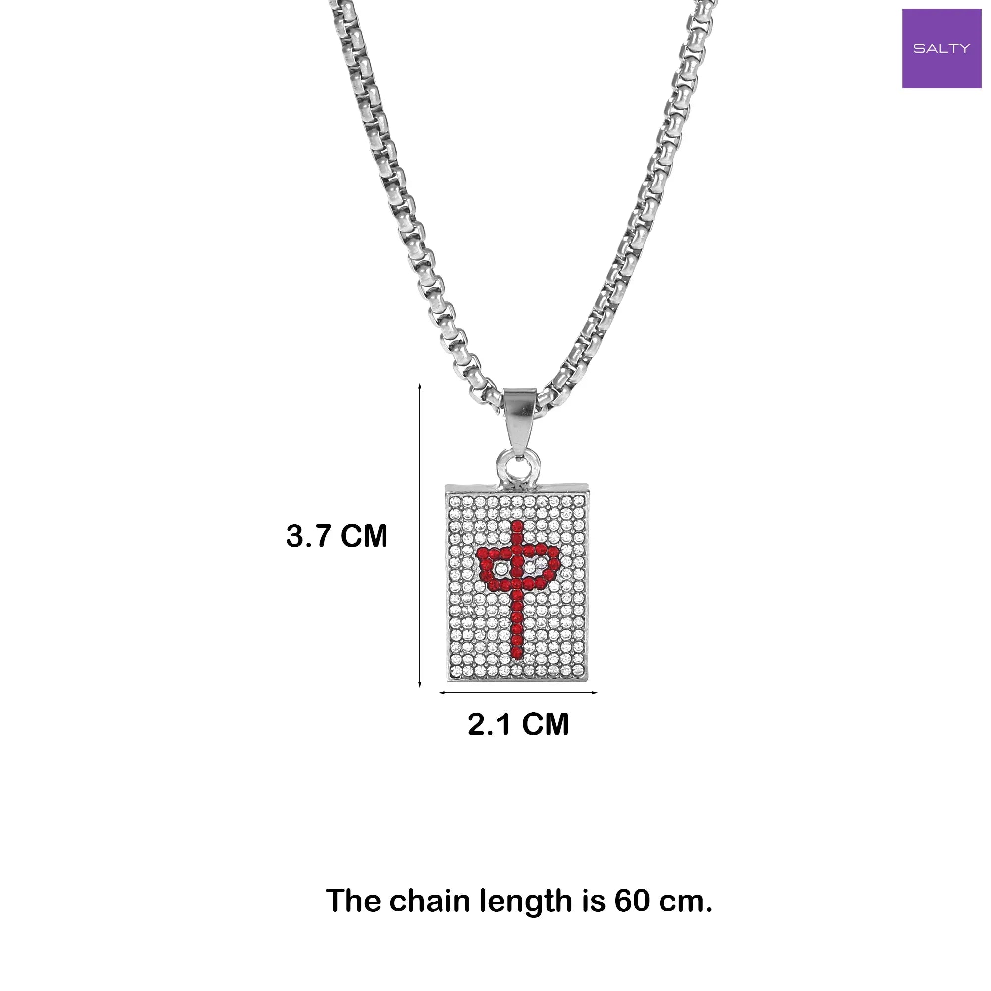 Salty Xie Xie Silver Chain