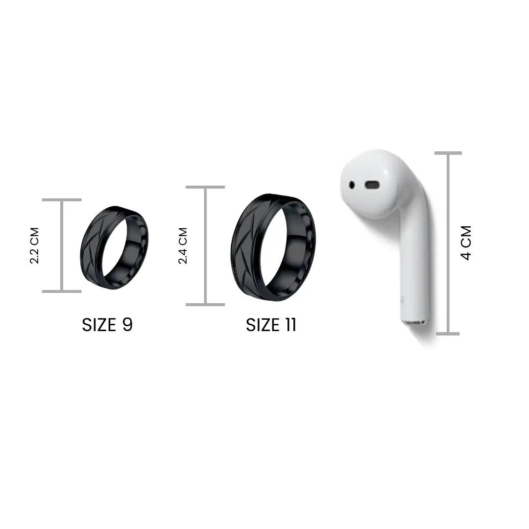 Salty Zash Ring - Black