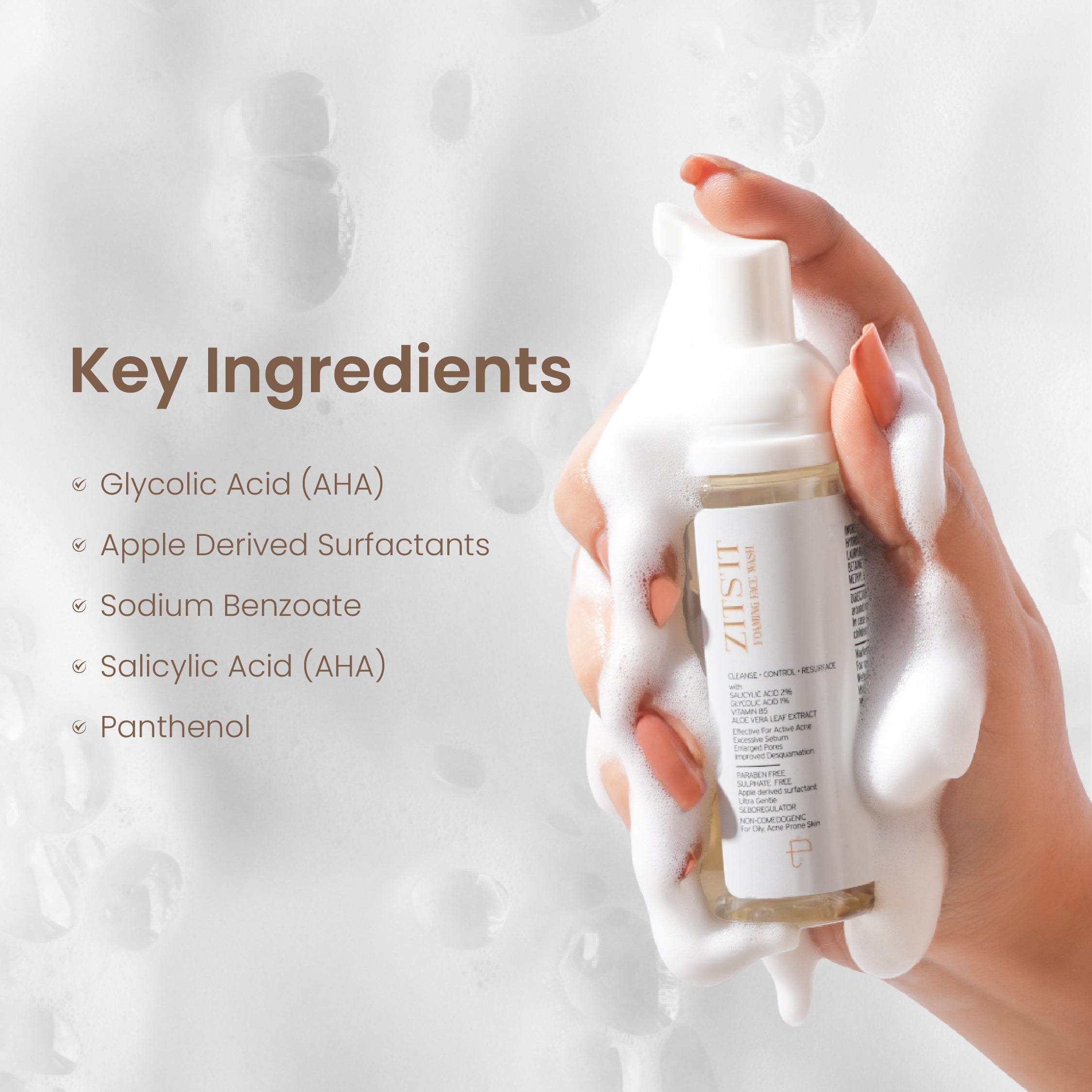 Personal Touch Zitsit Foaming Anti Acne Facewash 50ml
