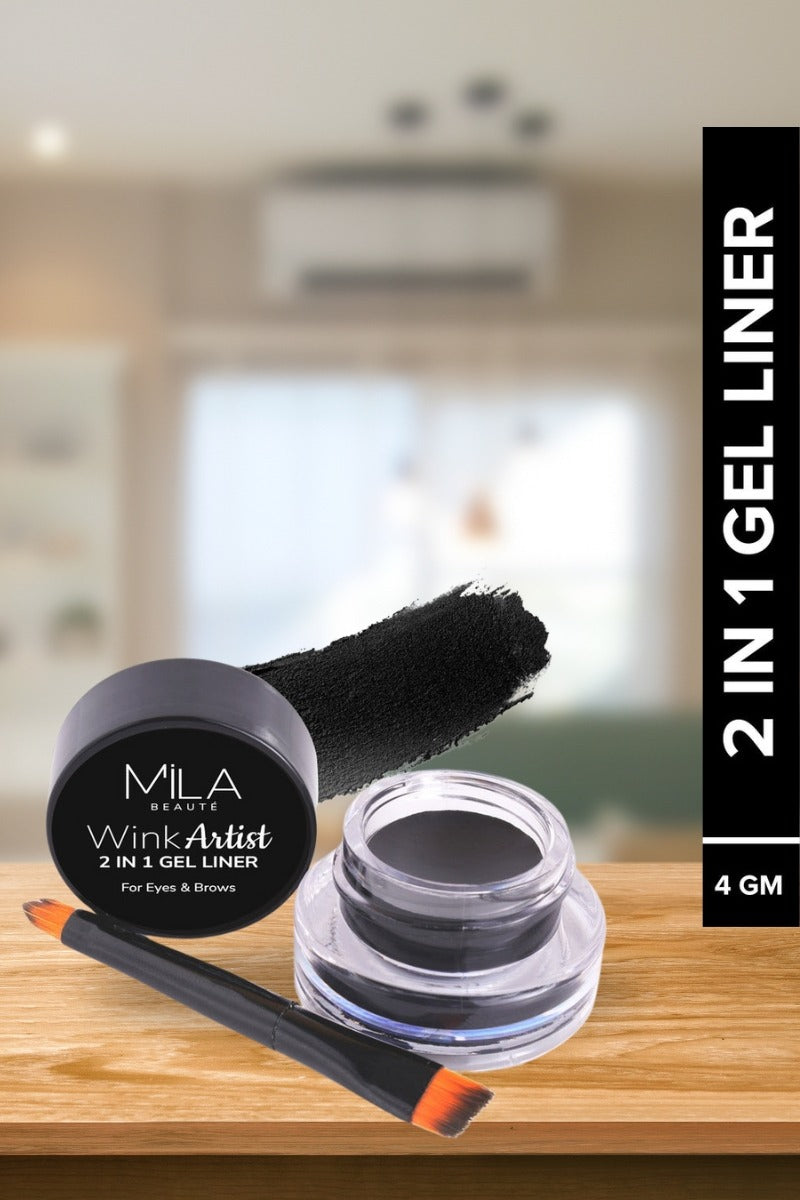 Mila Beaute Wink Artist 2 in 1 Gel Eyeliner