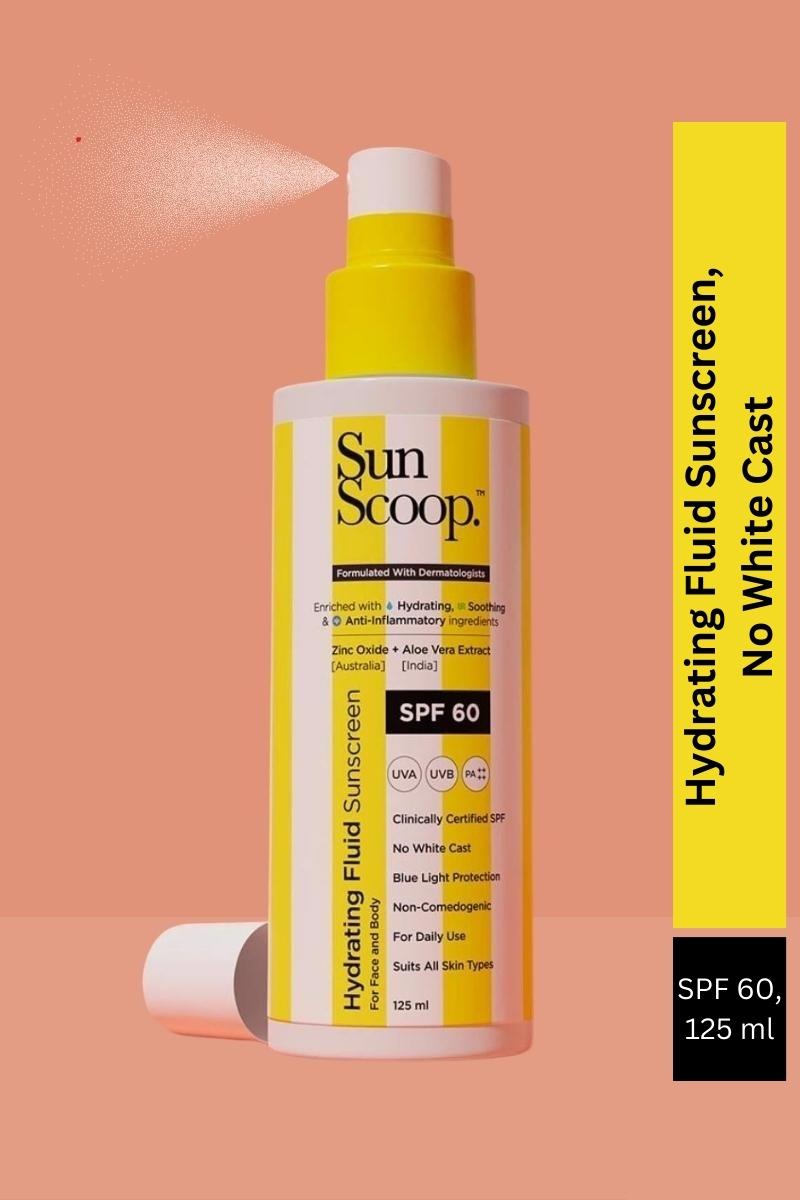 Sunscoop Hydrating Fluid Sunscreen SPF 60 PA++++ (125ml)