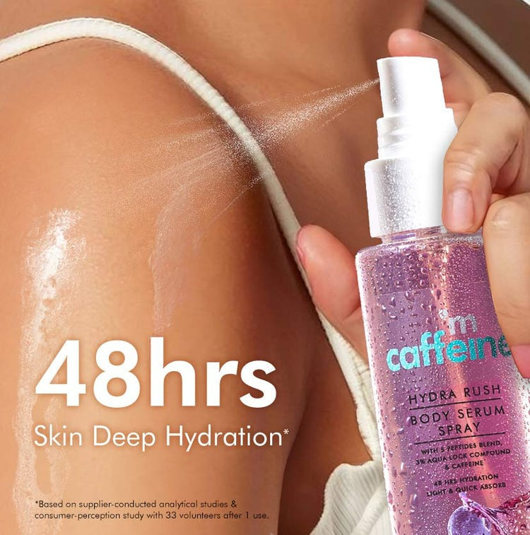mCaffeine Hydra Rush Body Serum Spray - Blueberry Burst
