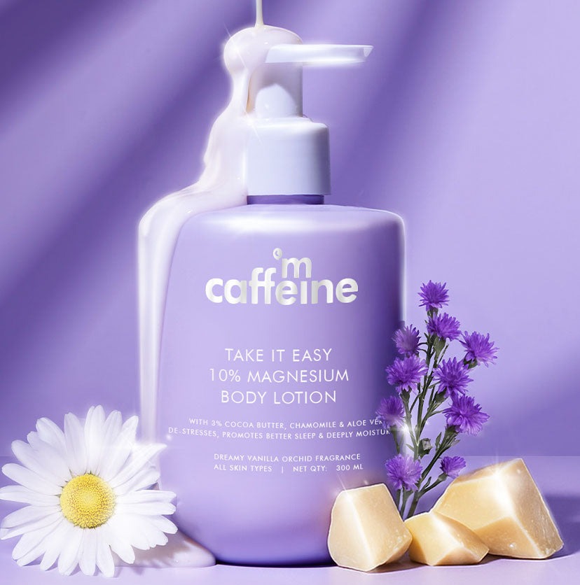 mCaffeine Take It Easy 10% Magnesium Body Lotion