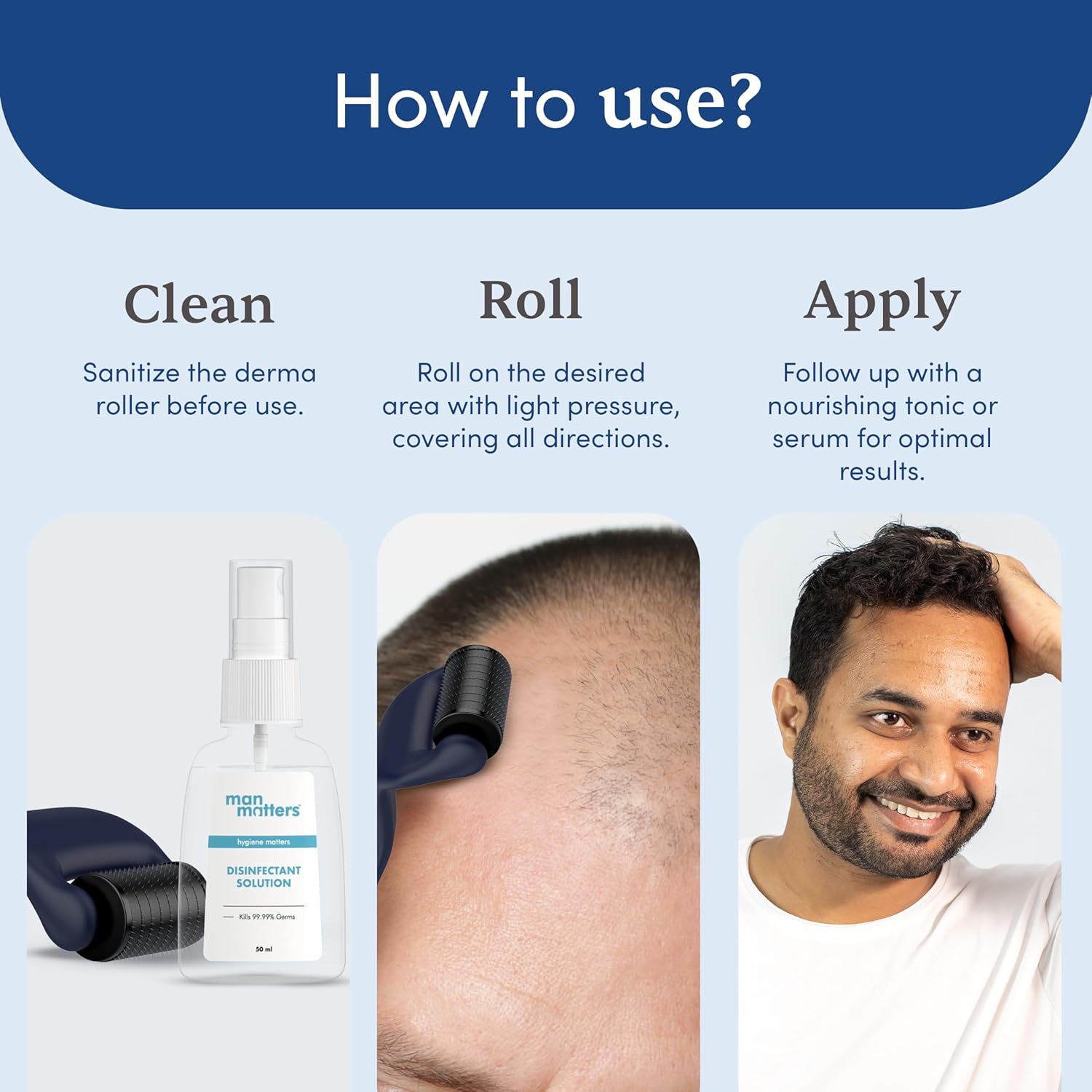 Man Matters Hair Activator+ (Derma Roller)