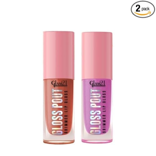 Glam21 Gloss Pout Lip Gloss (Bare Nude & Pink Seduction)