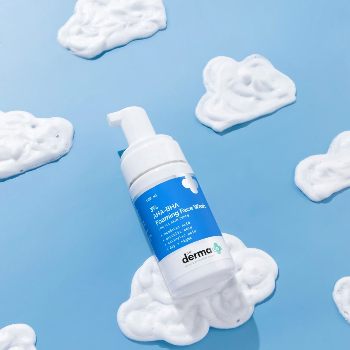 Derma Co 3% AHA+BHA Foaming Daily Face Wash - 100ml