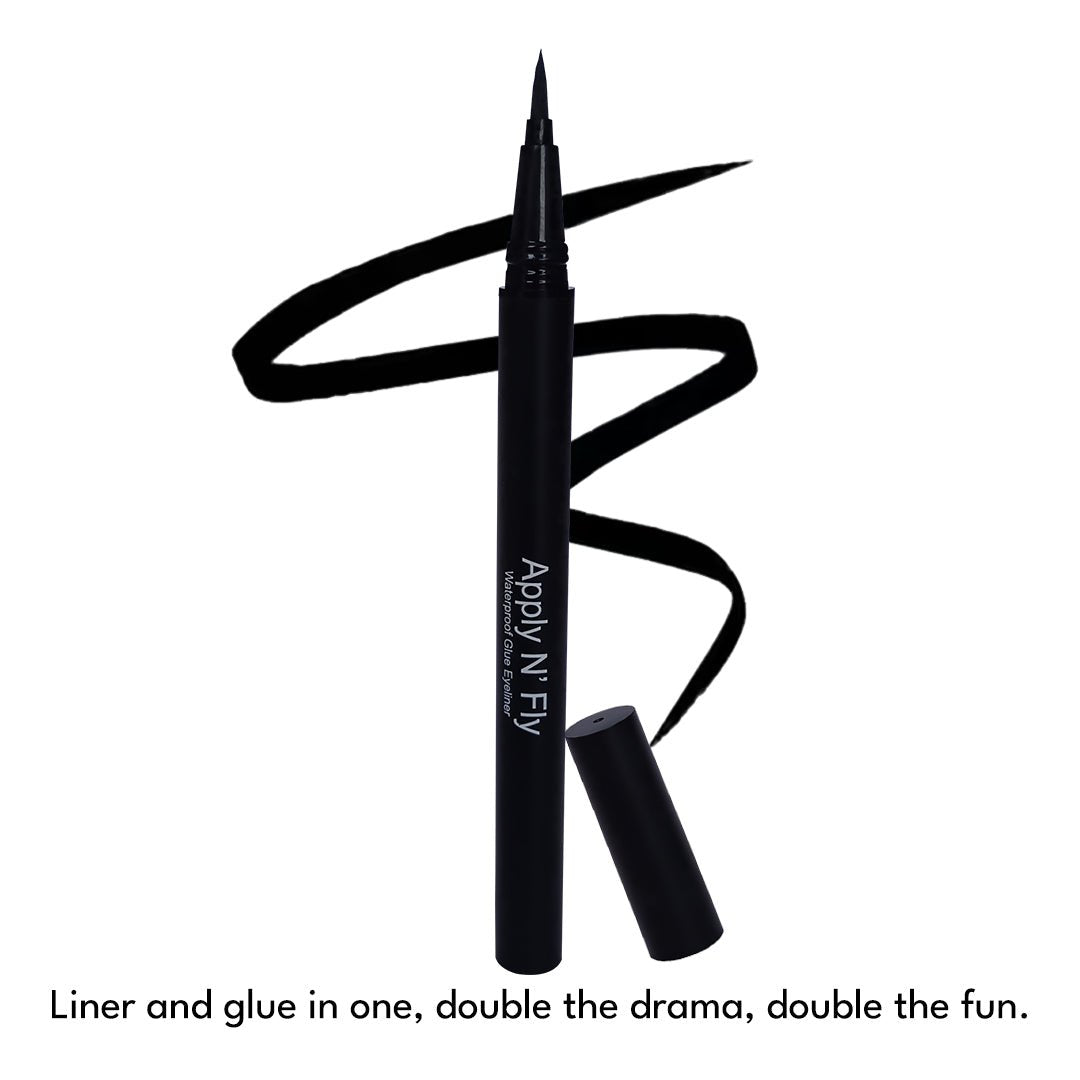 Flicka Cosmetics Apply N’ Fly - Eyelash Glue + Eyeliner