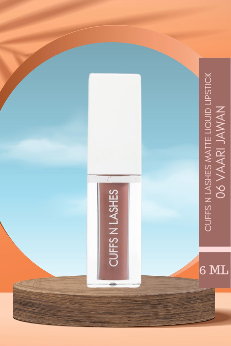 Cuffs N Lashes 06 Vaari Jawan - Matte Liquid Lipstick