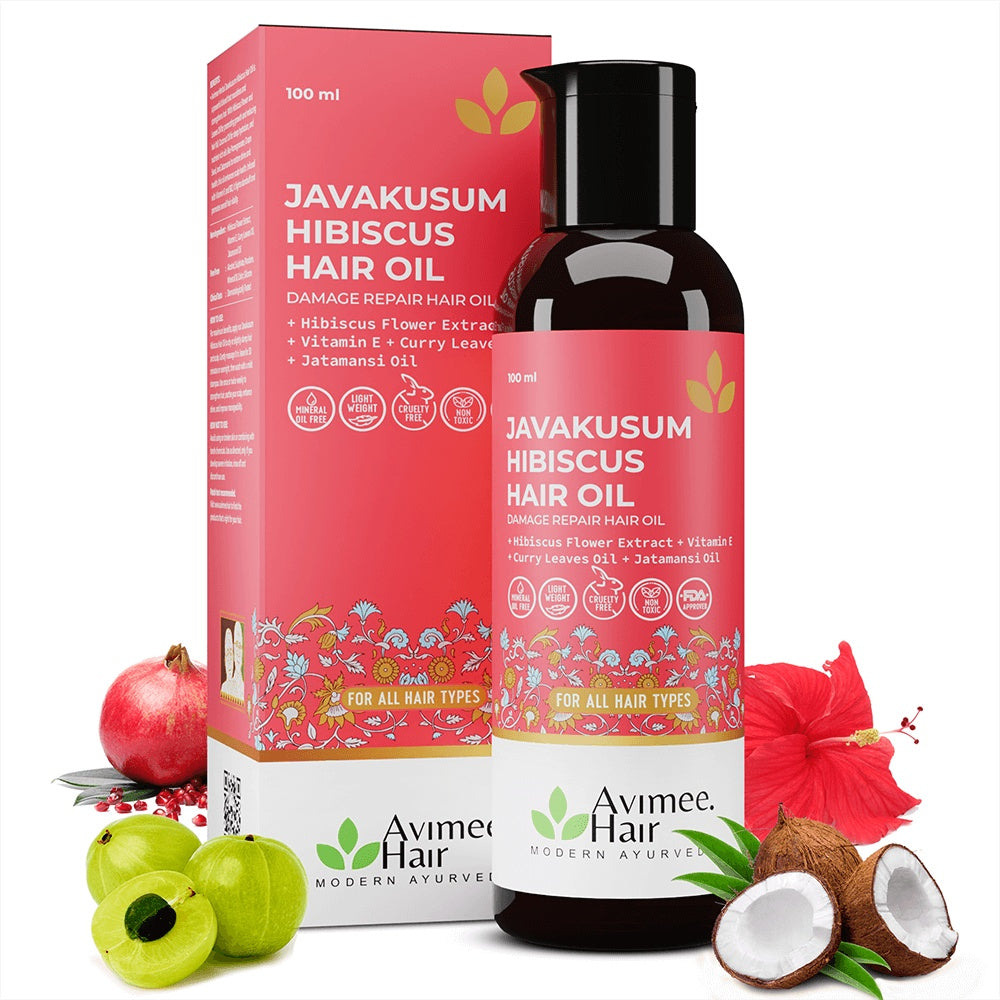 Avimee Herbal Javakusum Hibiscus Hair Oil