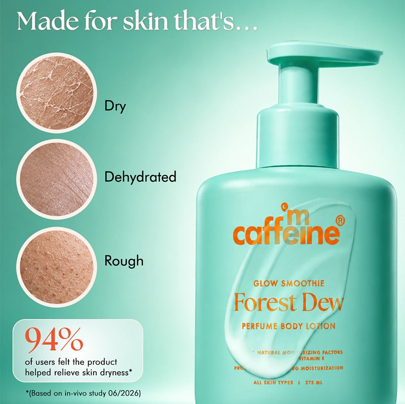 mCaffeine Forest Dew Serum Perfume Body Lotion - 275ml