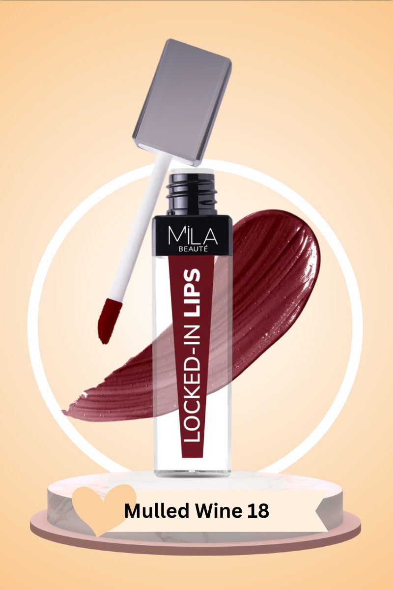 Mila Beaute 12Hr Non Transfer Locked-in Liquid Lipstick