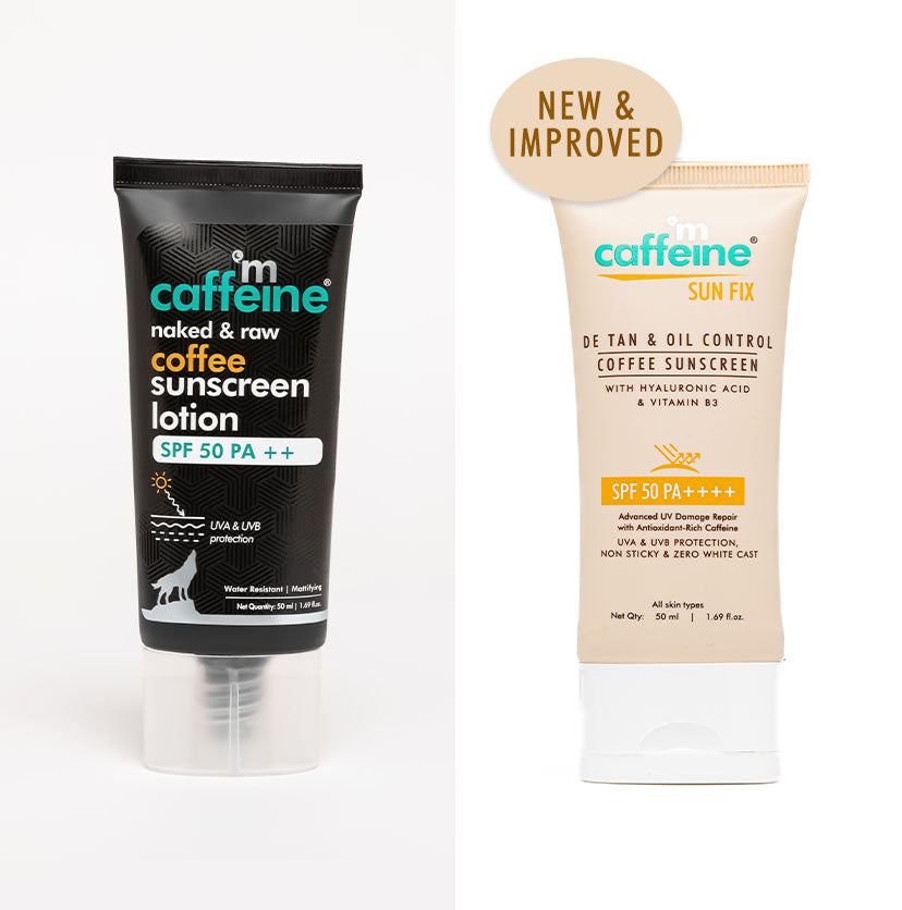 mCaffeine Detan & Oil Control Coffee Sunscreen Spf 50 Pa++++ 50ml