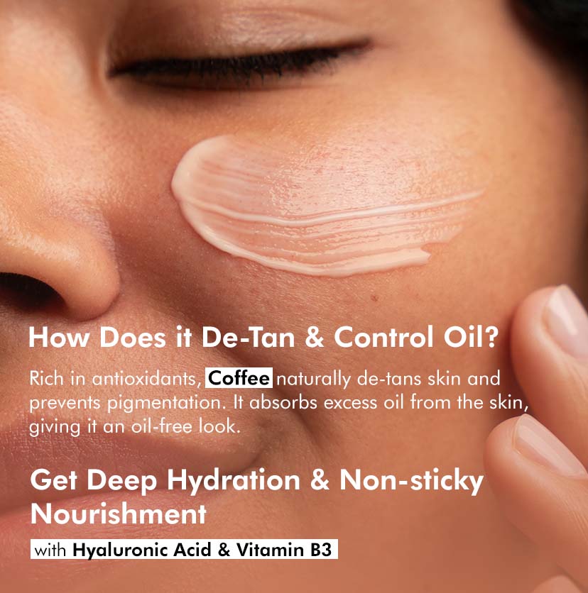 mCaffeine Detan & Oil Control Coffee Sunscreen Spf 50 Pa++++ 50ml