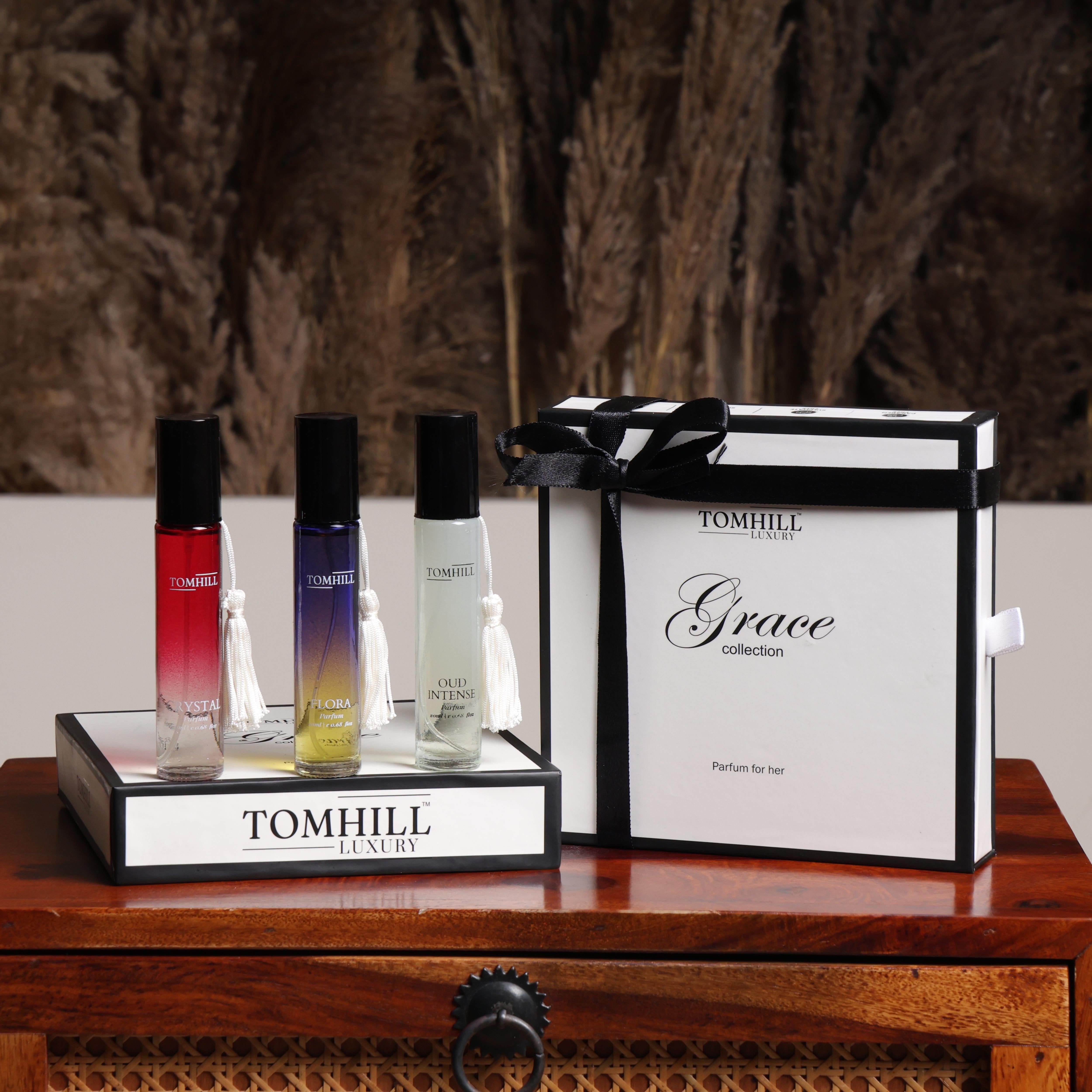 Tomhill Grace Collection - Gift set for Women - Set of 3 (20ml)