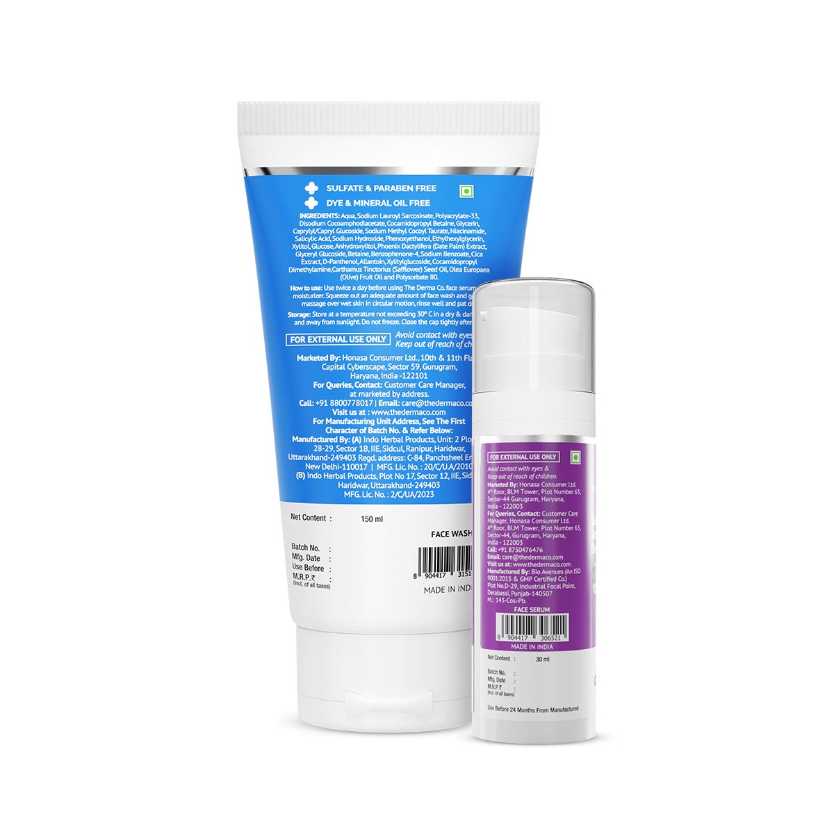 Derma Co Sali-Cinamide Cleanse & Treat Combo