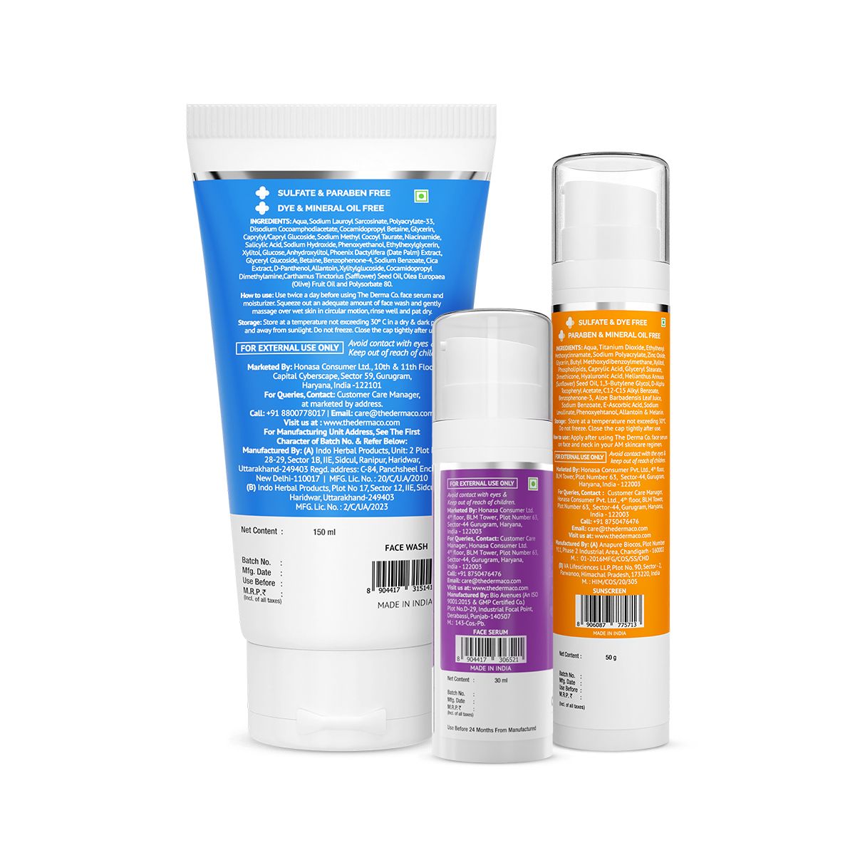 Derma Co Anti-Acne & Sun Protection Kit