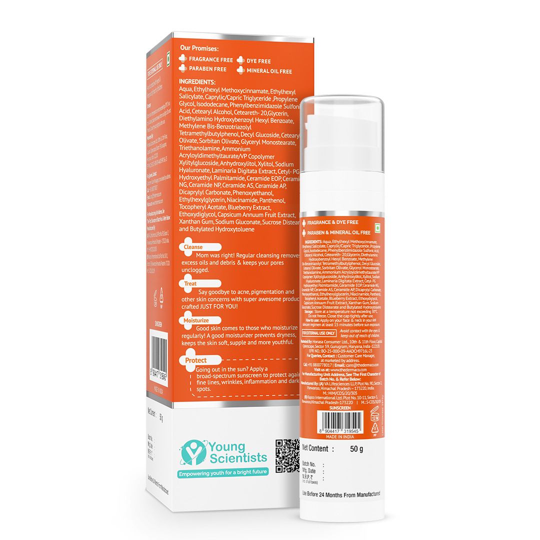 Derma Co 1% Hyaluronic Sunscreen Hydrating Gel In Vivo Tested with SPF 50 PA++++