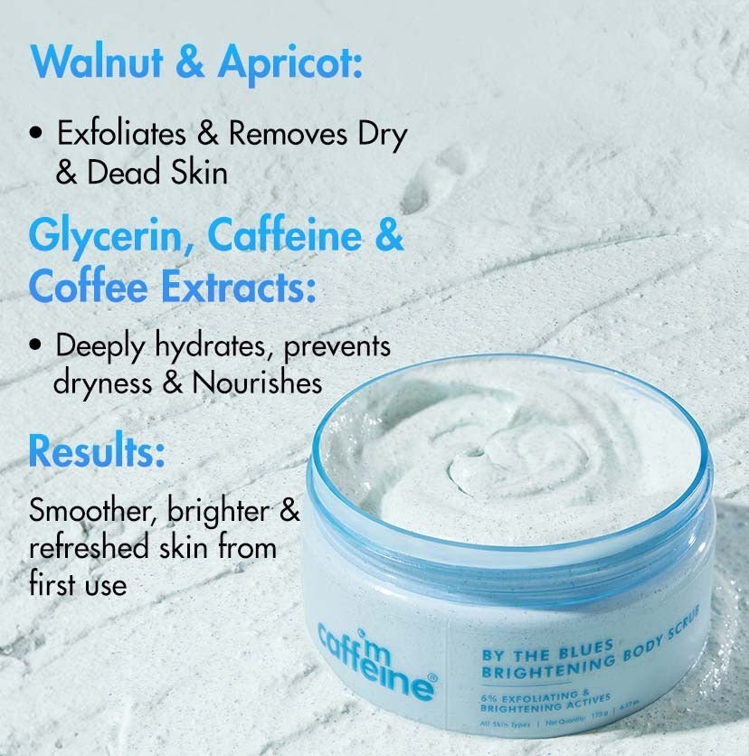 mCaffeine Take A Dip Body wash + Brightening Body Scrub + Brightening Perfume Body Lotion (combo)