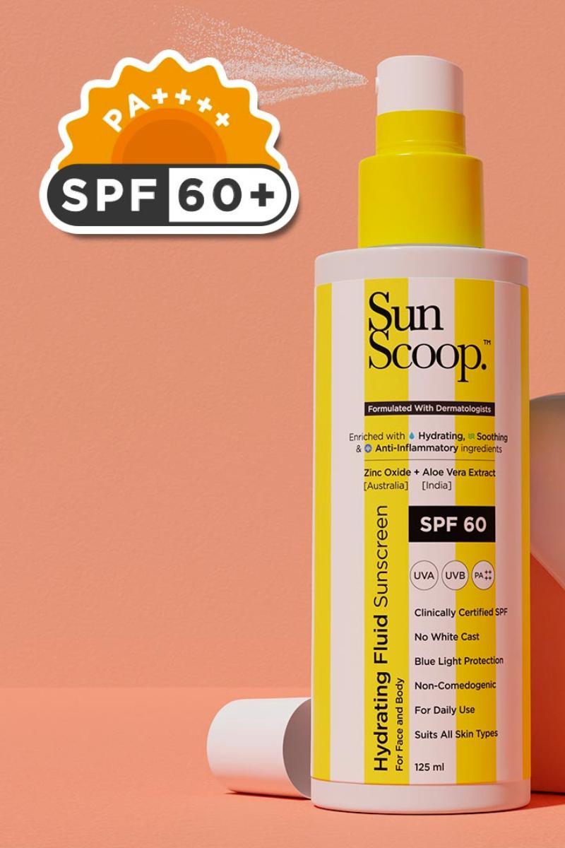 Sunscoop Hydrating Fluid Sunscreen SPF 60 PA++++ (125ml)