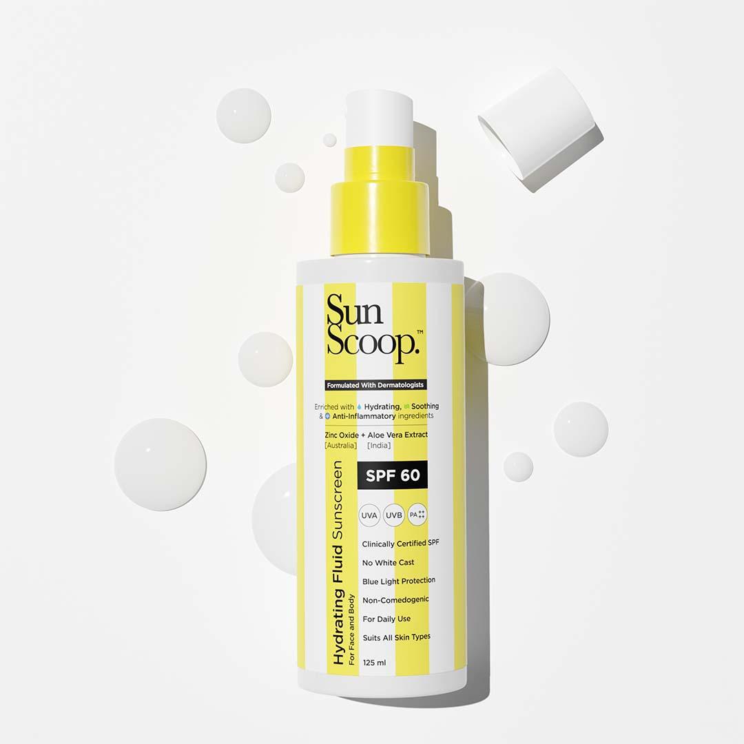 Sunscoop Hydrating Fluid Sunscreen SPF 60 PA++++ (125ml)