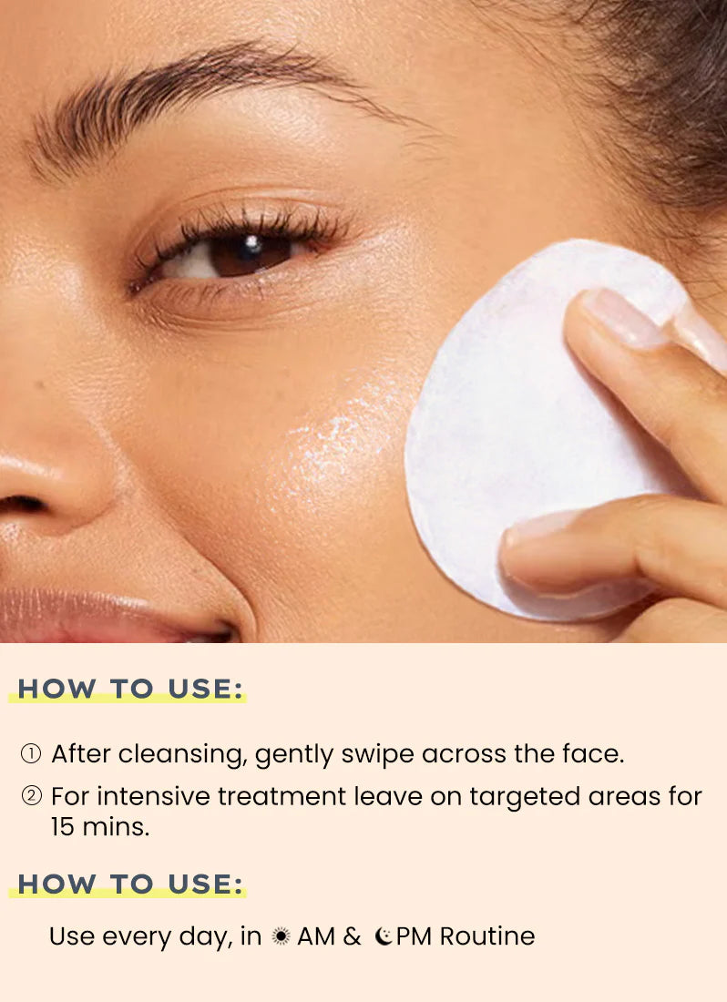 Hyphen 44% Rice Water Brightening Serum Pads - 50 Pads