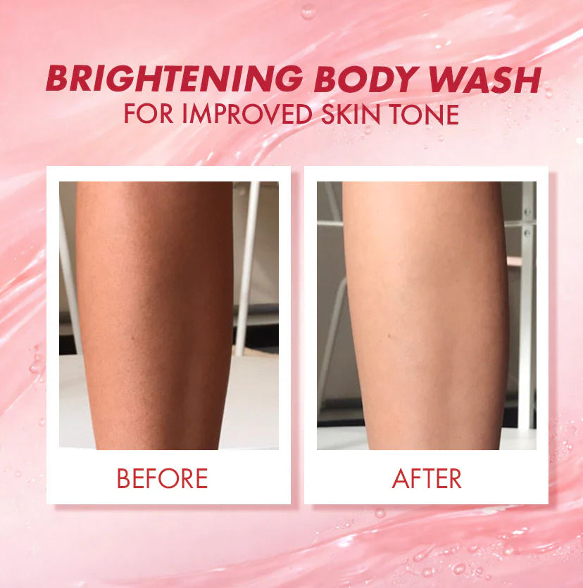 mCaffeine Brightening Raspberry Body Wash (Vitamin C Rich) -300ml