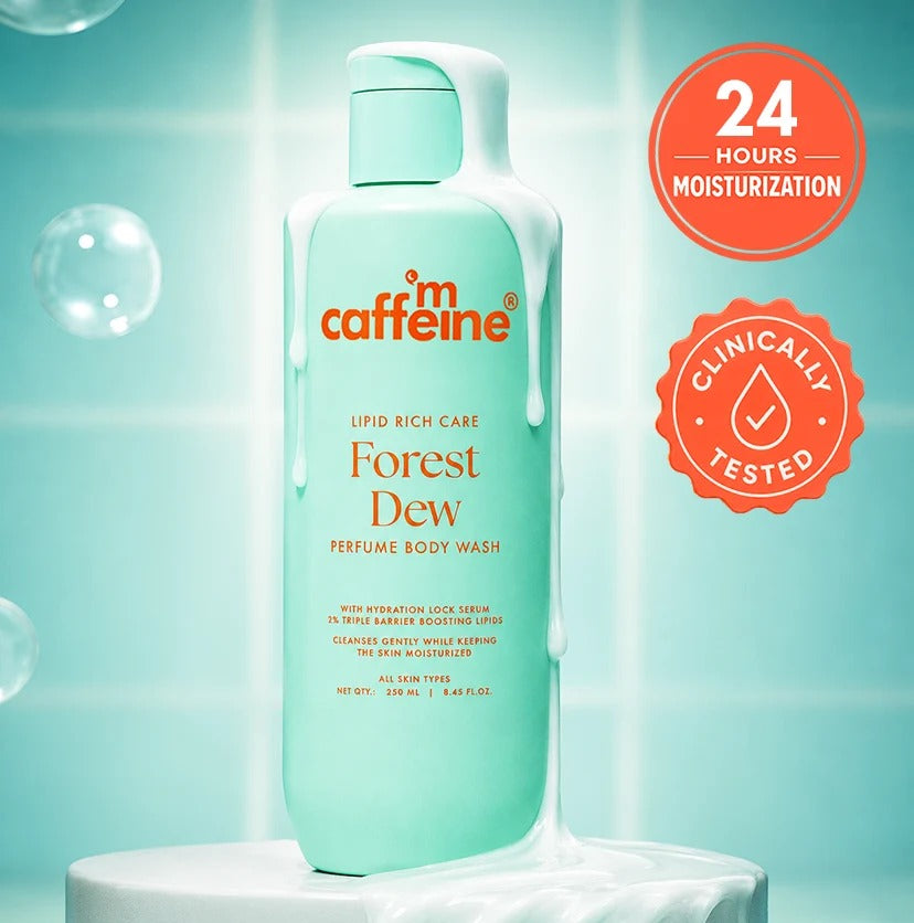 mCaffeine Forest Dew Nourishing Milky Body Wash - 250ml