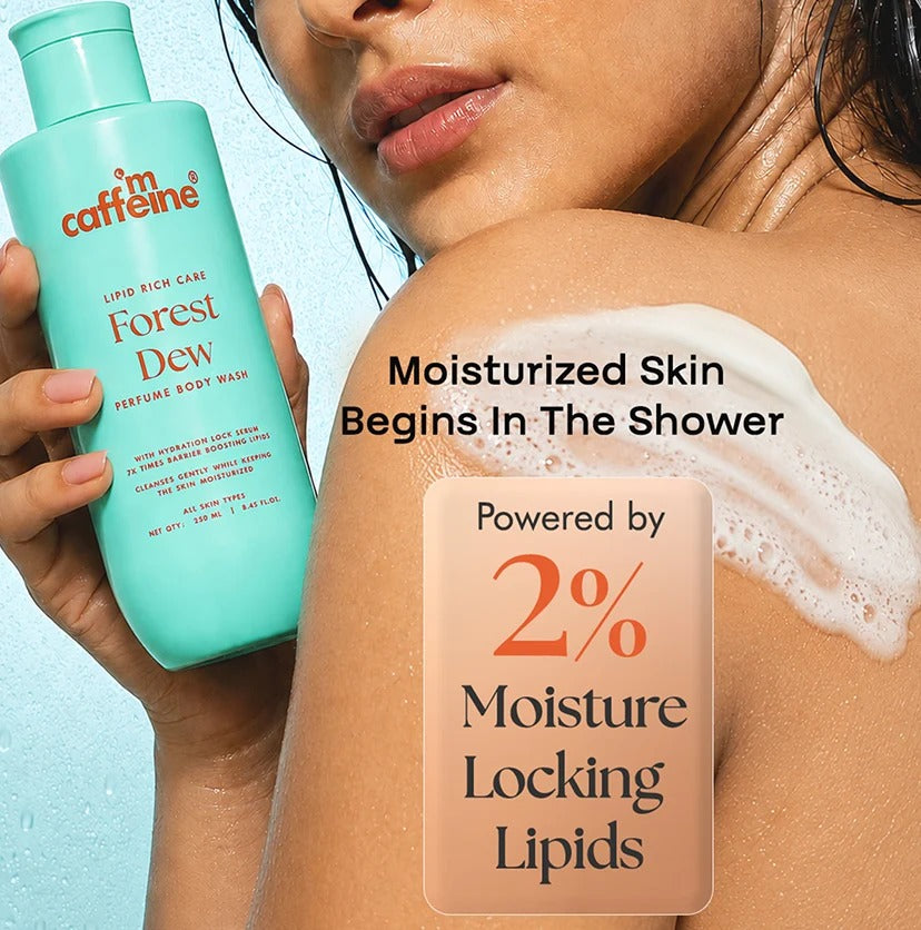 mCaffeine Forest Dew Nourishing Milky Body Wash - 250ml
