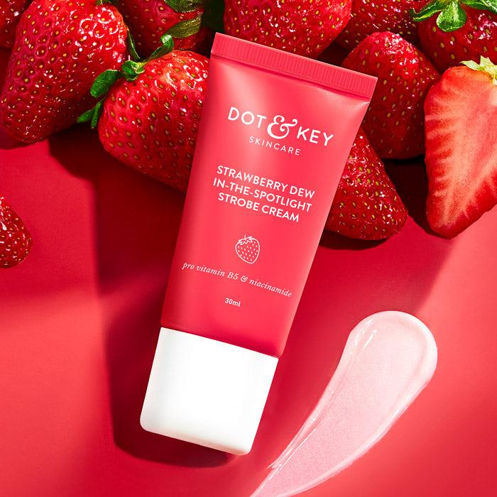 Dot & Key Tinted Sunscreen Warm Ivory 02 + Strawberry Strobe Cream